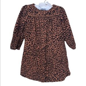Baby GAP - 3T - light corduroy leopard dress
